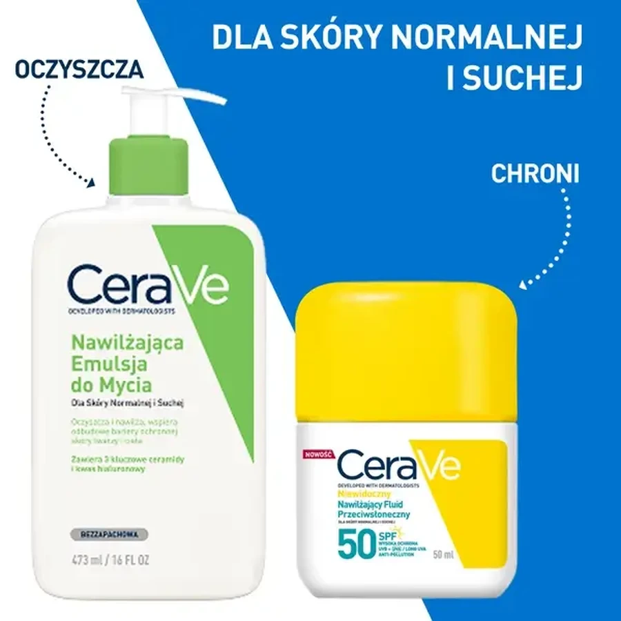 CeraVe, незаметный увлажняющий солнцезащитный флюид SPF50, 50 мл: цены и характеристики
