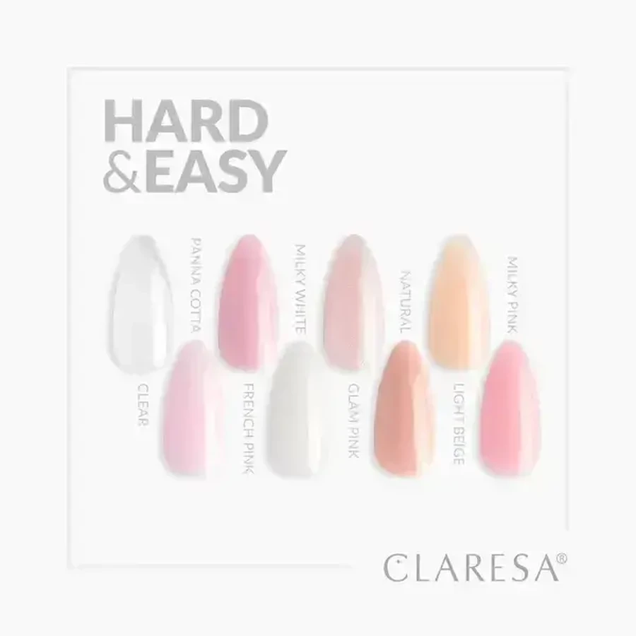 Claresa Hard&amp;Easy Builder Gel, гель для наращивания ногтей, Panna Cotta, 45 г: цены и характеристики