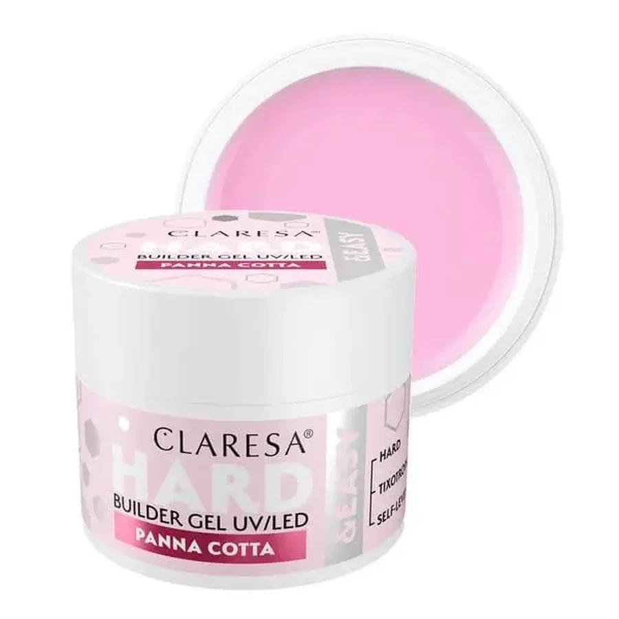 Claresa Hard&amp;Easy Builder Gel, гель для наращивания ногтей, Panna Cotta, 45 г: цены и характеристики