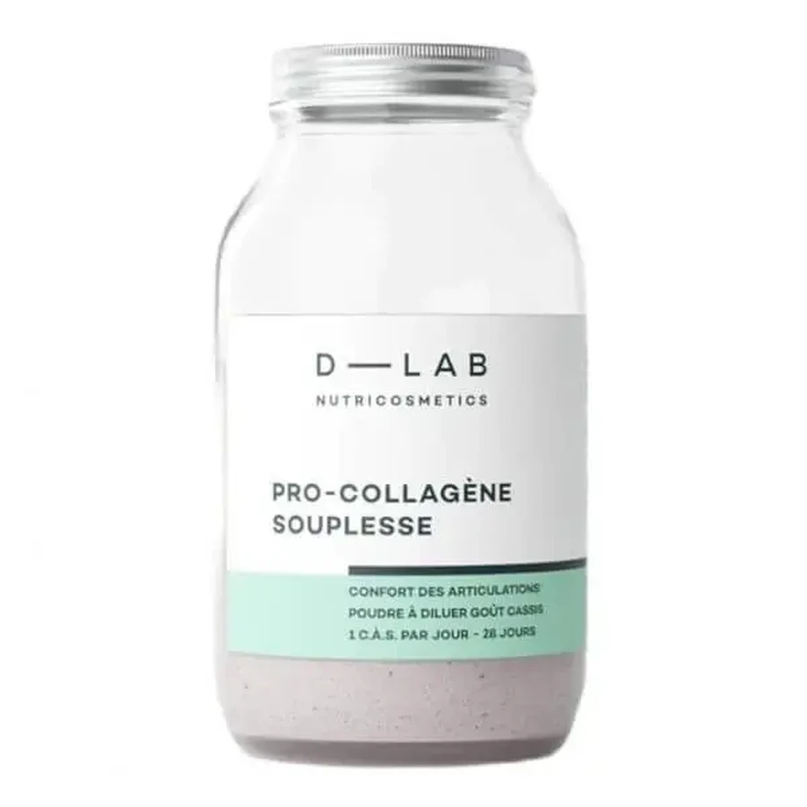 D-LAB Pro Collagene Souplesse, порошок, смак чорної смородини, 185,2 г: ціни та характеристики