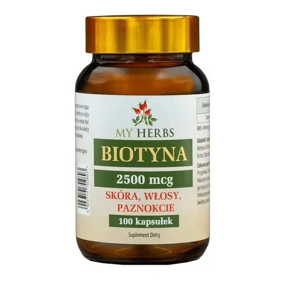 My Herbs Биотин 2500 мкг, капсулы, 100 шт.: цены и характеристики