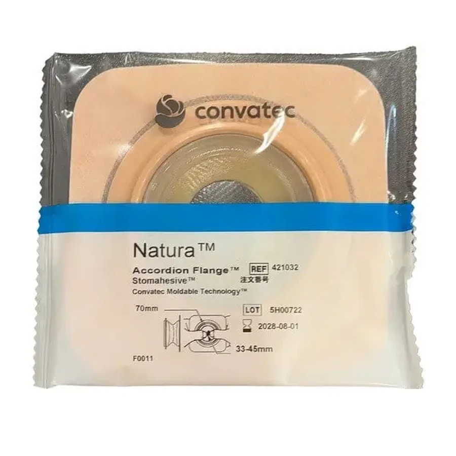 Natura Stomahesive, стомическая пластина, гармошковая, 70/33–45 мм, 5 шт.: цены и характеристики