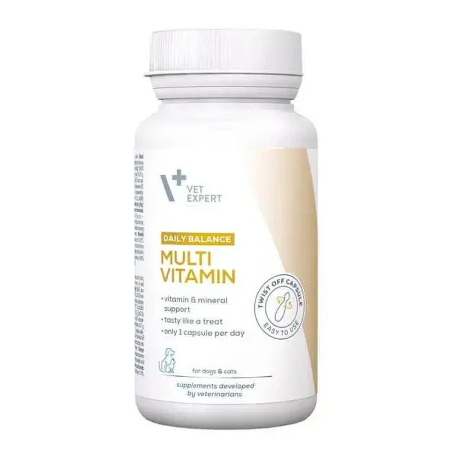 Vet Expert Multivitamin, витаминно-минеральный препарат для собак и кошек, капсулы с откручивающейся крышкой, 30 шт.: цены и характеристики