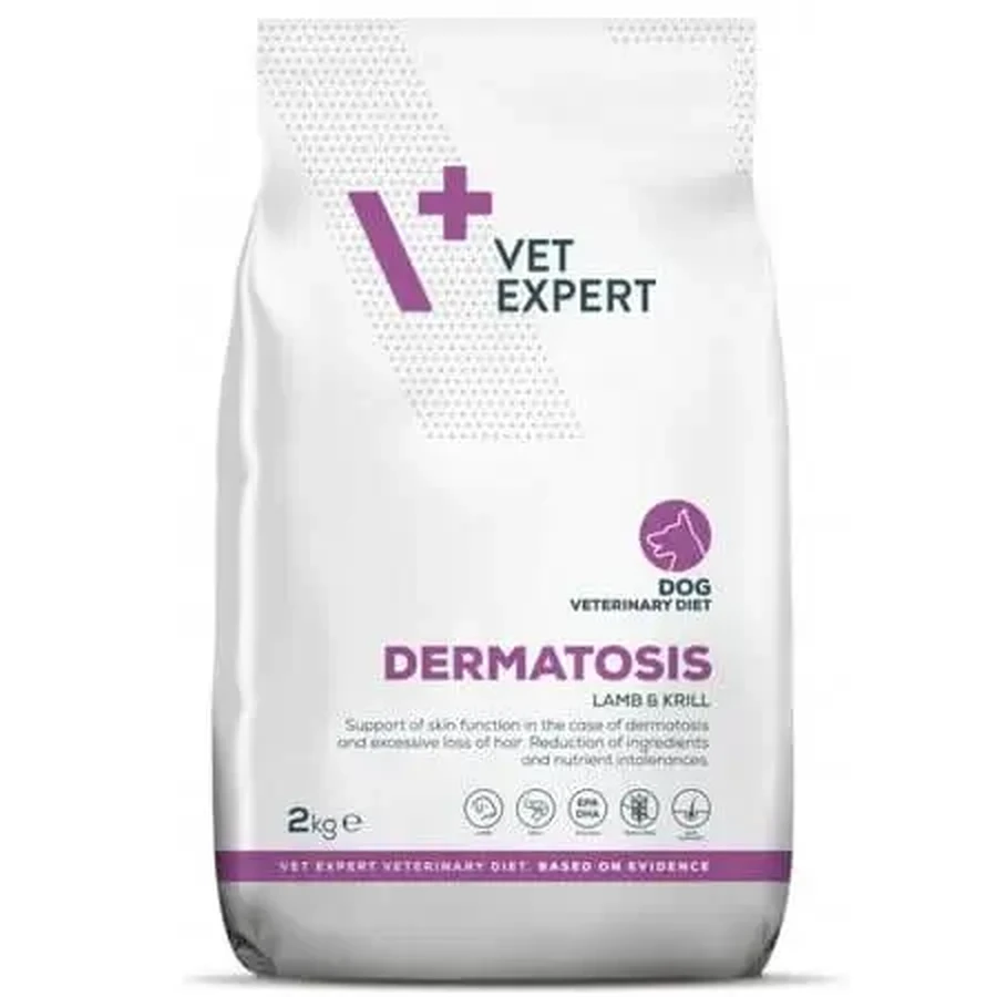 Диетический корм для взрослых собак Lamb&Krill Dermatosis, 2 кг, Vetexpert: цены и характеристики
