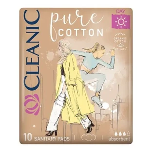 Cleanic Pure Cotton Day, гигиенические прокладки, 10 шт.