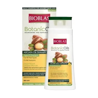 Bioblas Botanic Oils, живильний шампунь з аргановою олією проти випадіння волосся, 360 мл