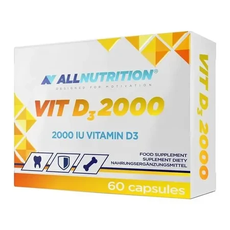 Набір 2x Allnutrition Vit D3 2000, капсули, 60 шт.: ціни та характеристики