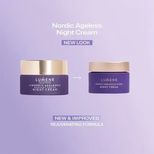 Lumene Nordic Ageless [Ajaton] Radiant Youth Night Cream, интенсивно восстанавливающий ночной крем, 50 мл