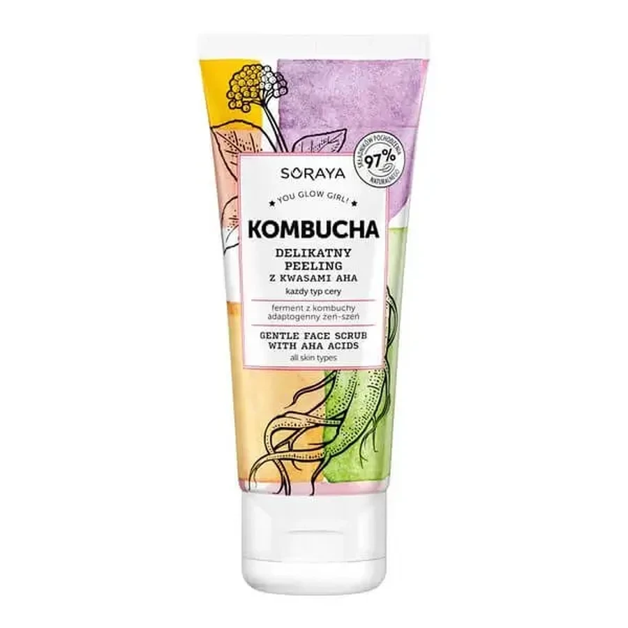 Soraya Kombucha, нежный скраб с АНА-кислотами, 75 мл: цены и характеристики