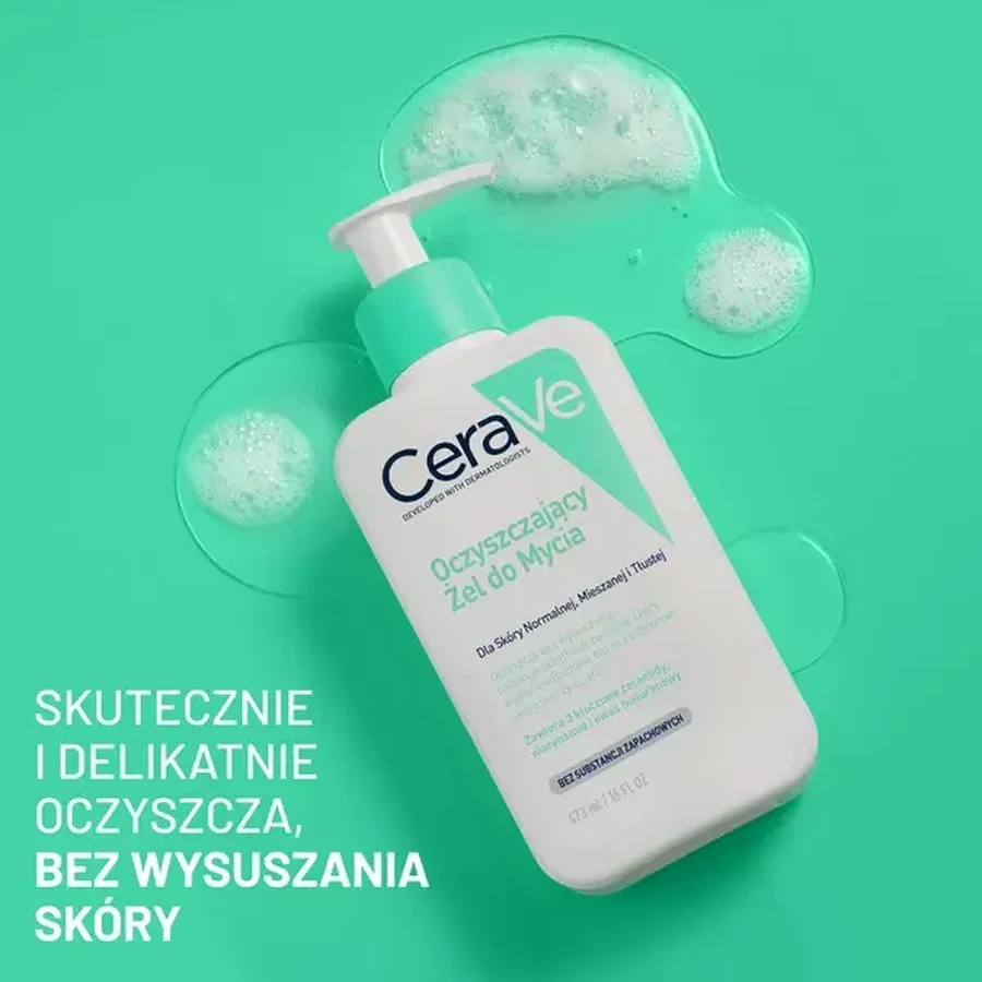 Набор CeraVe: очищающий гель для умывания для нормальной и жирной кожи, 473 мл + запасная упаковка, 473 мл: цены и характеристики