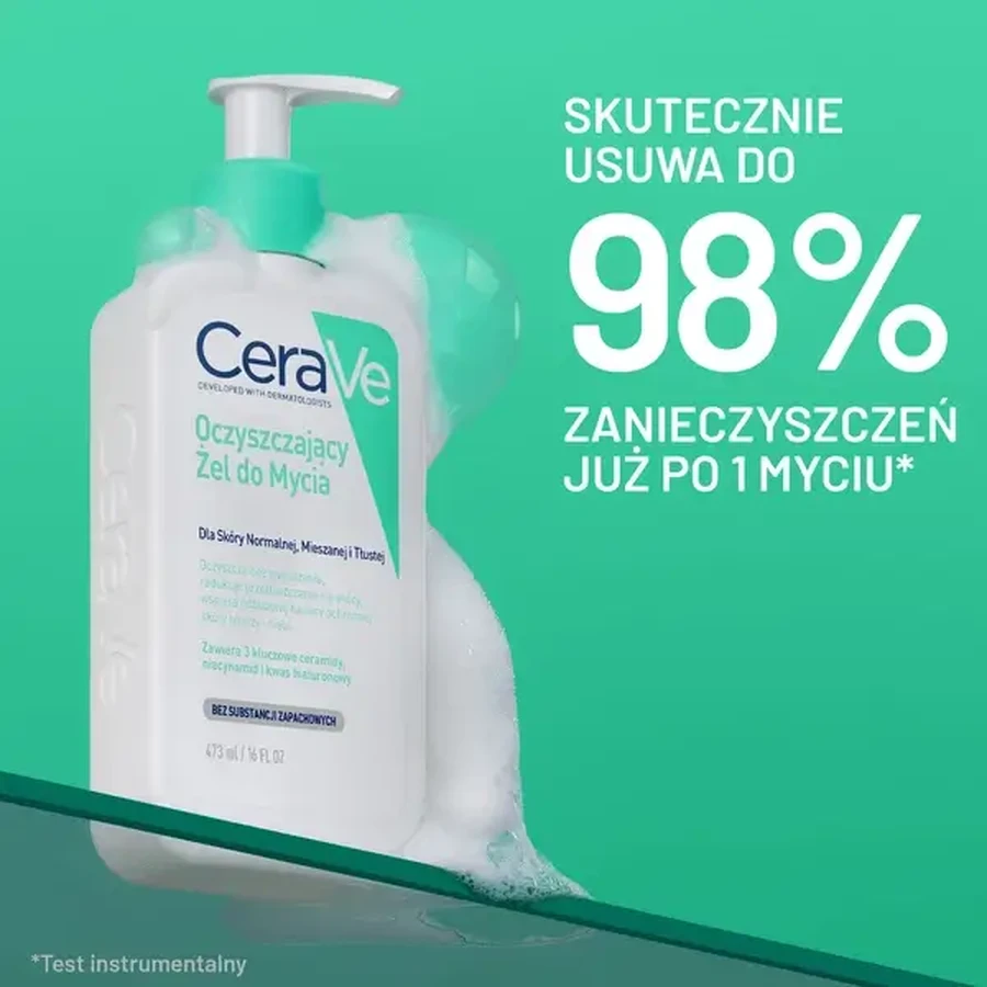 Набор CeraVe: очищающий гель для умывания для нормальной и жирной кожи, 473 мл + запасная упаковка, 473 мл: цены и характеристики
