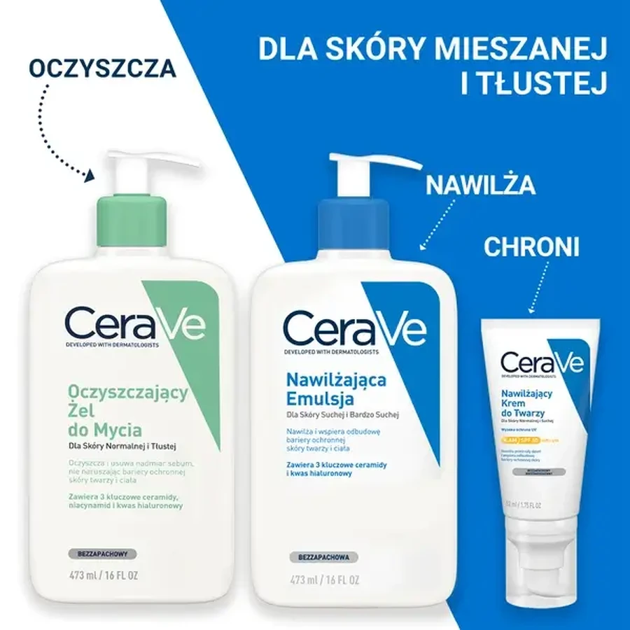 Набор CeraVe: очищающий гель для умывания для нормальной и жирной кожи, 473 мл + запасная упаковка, 473 мл: цены и характеристики