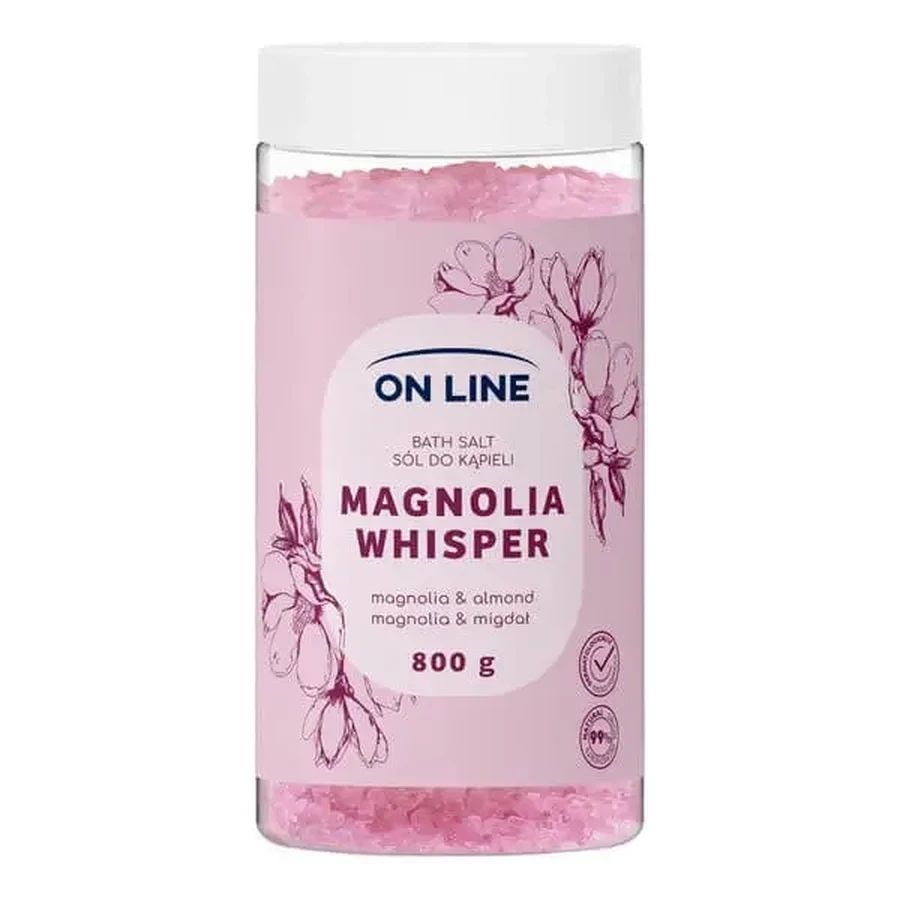 On Line Magnolia Whisper, сіль для ванни, 800 г: ціни та характеристики