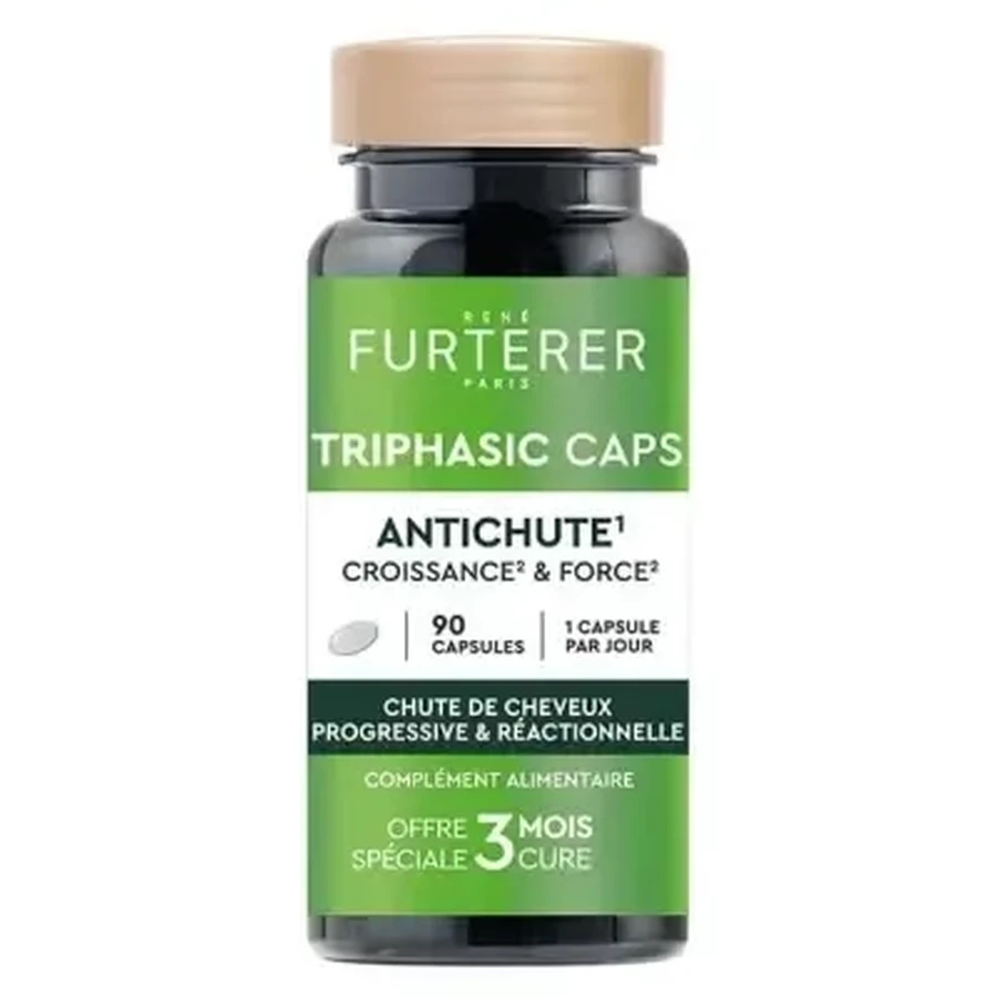 Капсулы Triphasic против выпадения волос René Furterer, 90 капсул: цены и характеристики