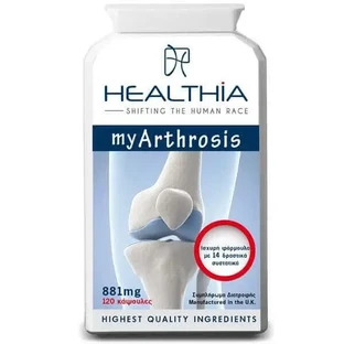 HEALTHIA My Arthrosis 881 мг Харчова добавка для здоров’я суглобів, 120 капсул