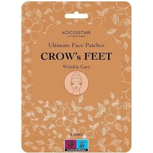 KOCOSTAR Ultimate Face Patches Crow's Feet для морщин в уголках глаз, 4 пары