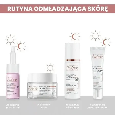 Avene Eau Thermale Hyaluron Active Procedure, укрепляющая сыворотка, 18 мл + 2 мл: цены и характеристики