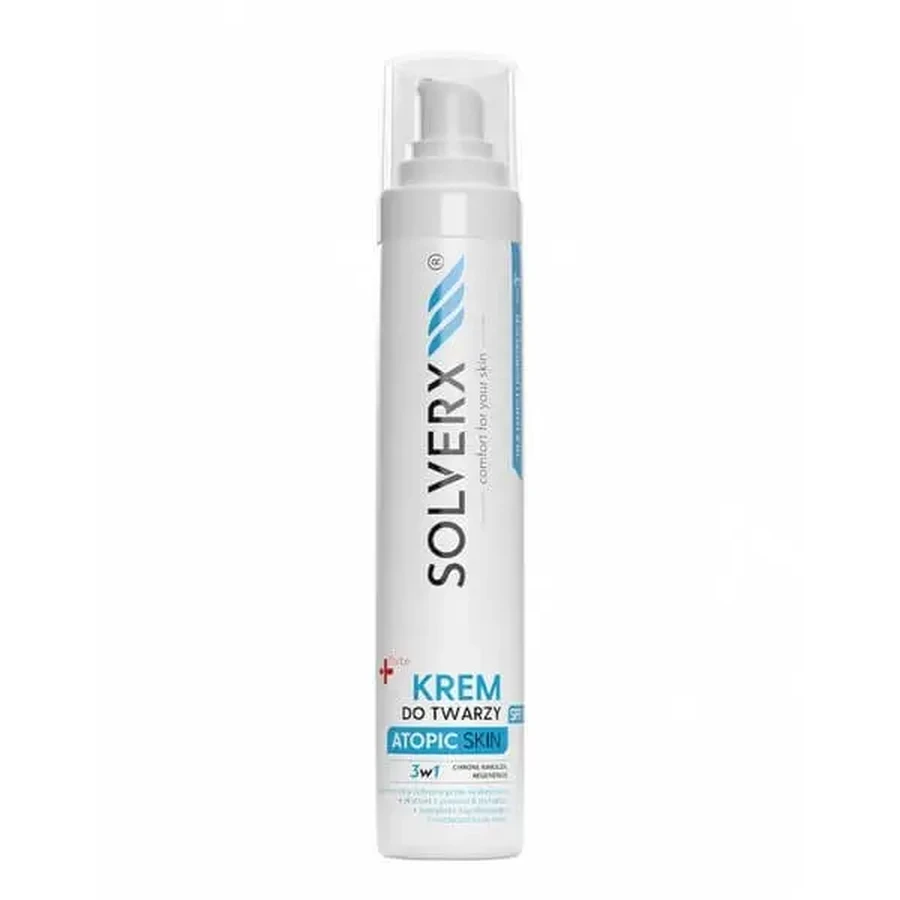 Solverx Atopic Skin, крем для лица SPF50+, 50 мл: цены и характеристики