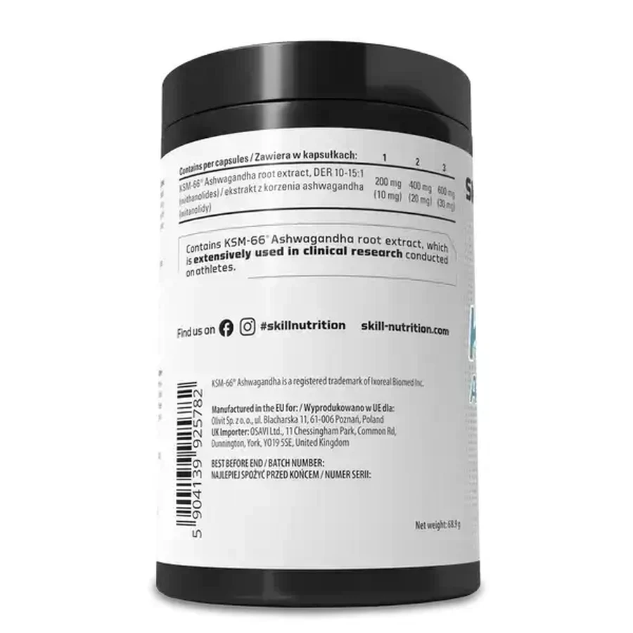 Skill Nutrition KSM-66 Ашваганда, капсули, 180 шт.: ціни та характеристики