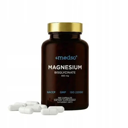 Medso Magnesium Bisglycinate (бисглицинат магния), твердые капсулы, 100 шт.: цены и характеристики