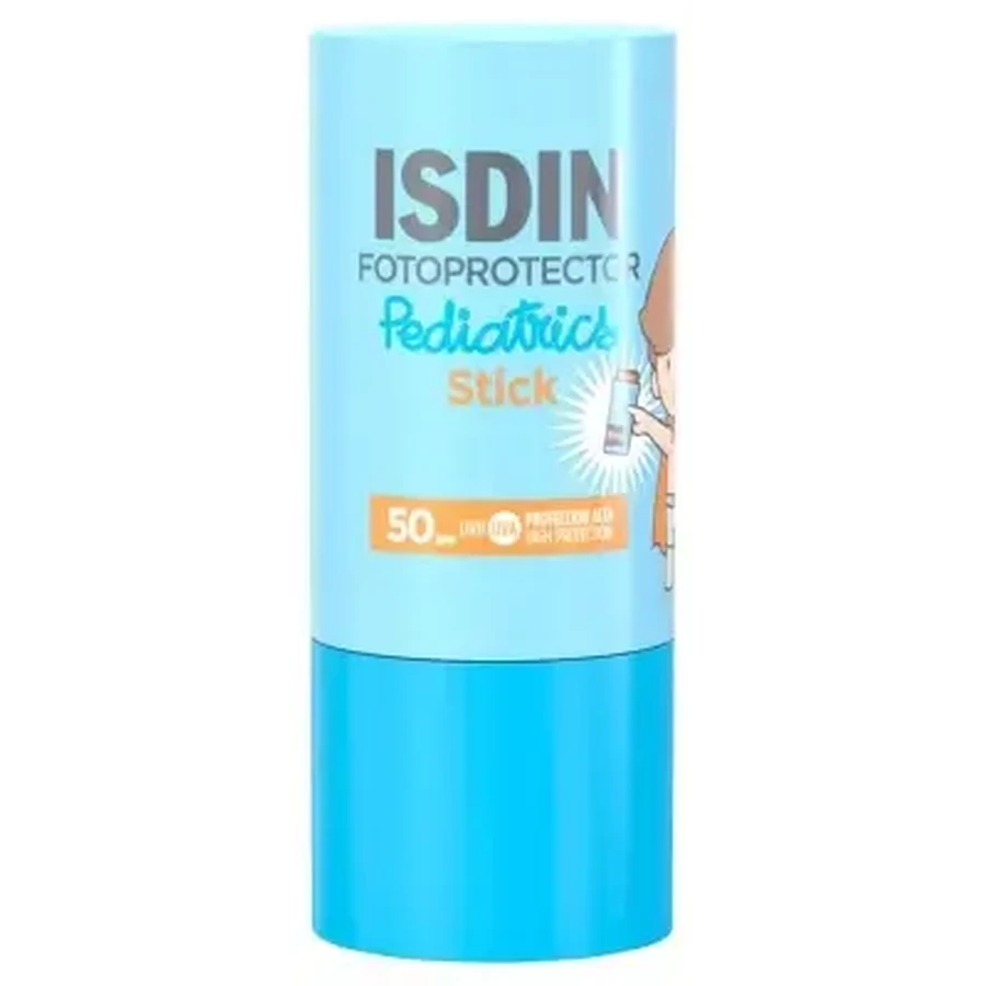 Isdin Fotoprotector Pediatrics Прозорий сонцезахисний крем у вигляді стіка SPF 50, 10 г: ціни та характеристики