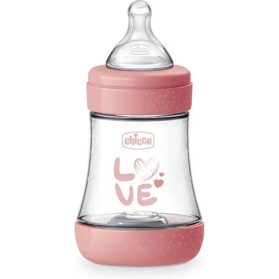 CHICCO Пластиковая бутылочка с силиконовой соской для детей от 0 месяцев, 150 мл: цены и характеристики