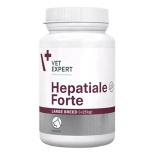Vet Expert Hepatiale Forte Large Breed (+25 кг) — препарат для поддержки функций печени у собак крупных пород, таблетки, 40 шт.