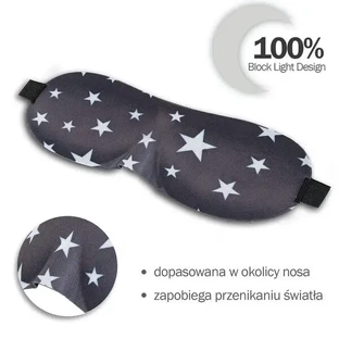 Waya 3D, маска для сну, зірки, 1 шт.