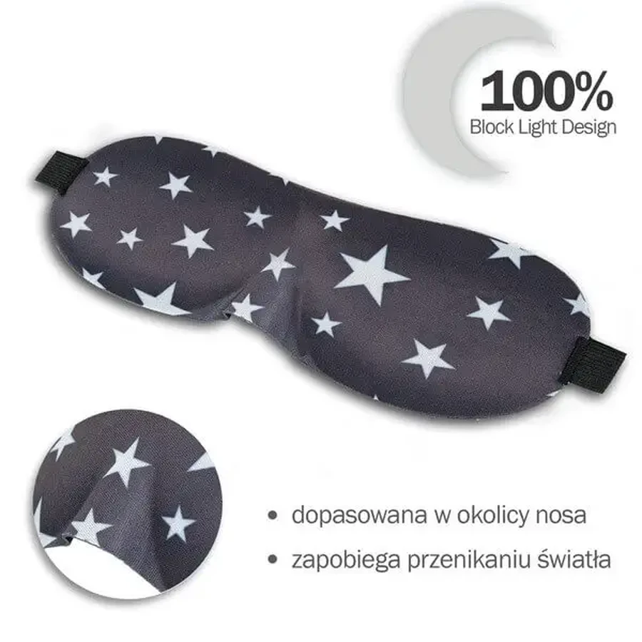 Waya 3D, маска для сну, зірки, 1 шт.: ціни та характеристики