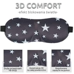 Waya 3D, маска для сну, зірки, 1 шт.: ціни та характеристики
