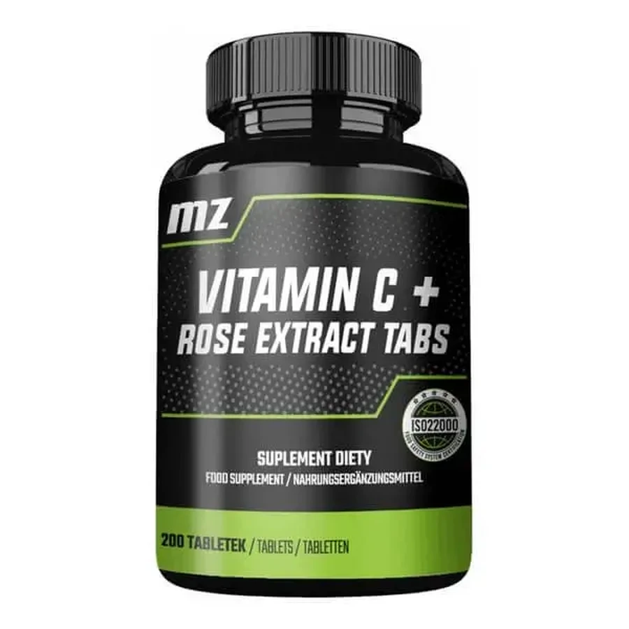 MZ Vitamin C + Rose Extract TABS, таблетки, 200 шт.: цены и характеристики