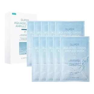 S. Nature Super Aquagel Oasis Ampule Mask, гелева маска для обличчя, 10 × 30 мл