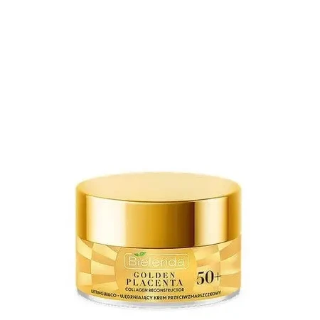 Bielenda Golden Placenta Collagen Reconstructor, ліфтинговий та ущільнювальний крем проти зморшок 50+, 50 мл: ціни та характеристики
