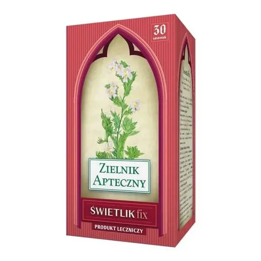Трава очанки, фикс, 2 г × 30 шт. (Herbapol Lublin): цены и характеристики