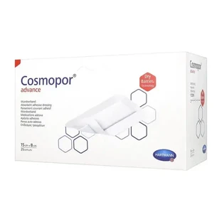 Cosmopor Advance, пов’язки для ран із сильним виділенням рідини, 15 см × 8 см, 25 шт.