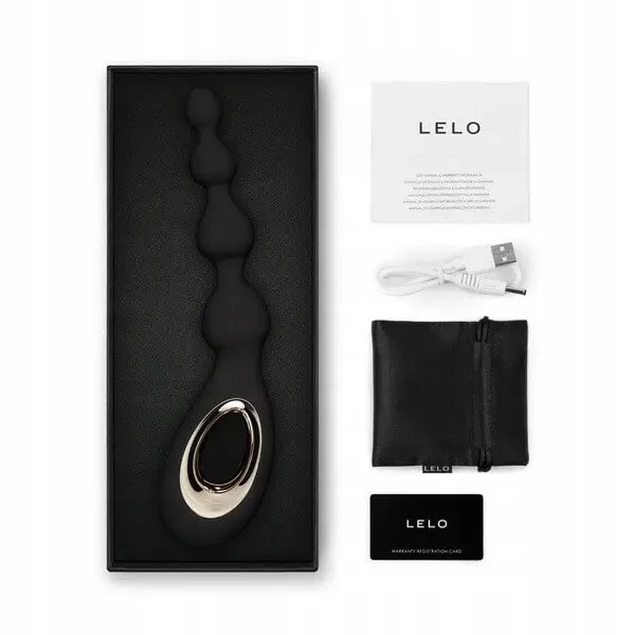 Lelo Soraya Beads Black, анальный массажер, 1 шт.: цены и характеристики