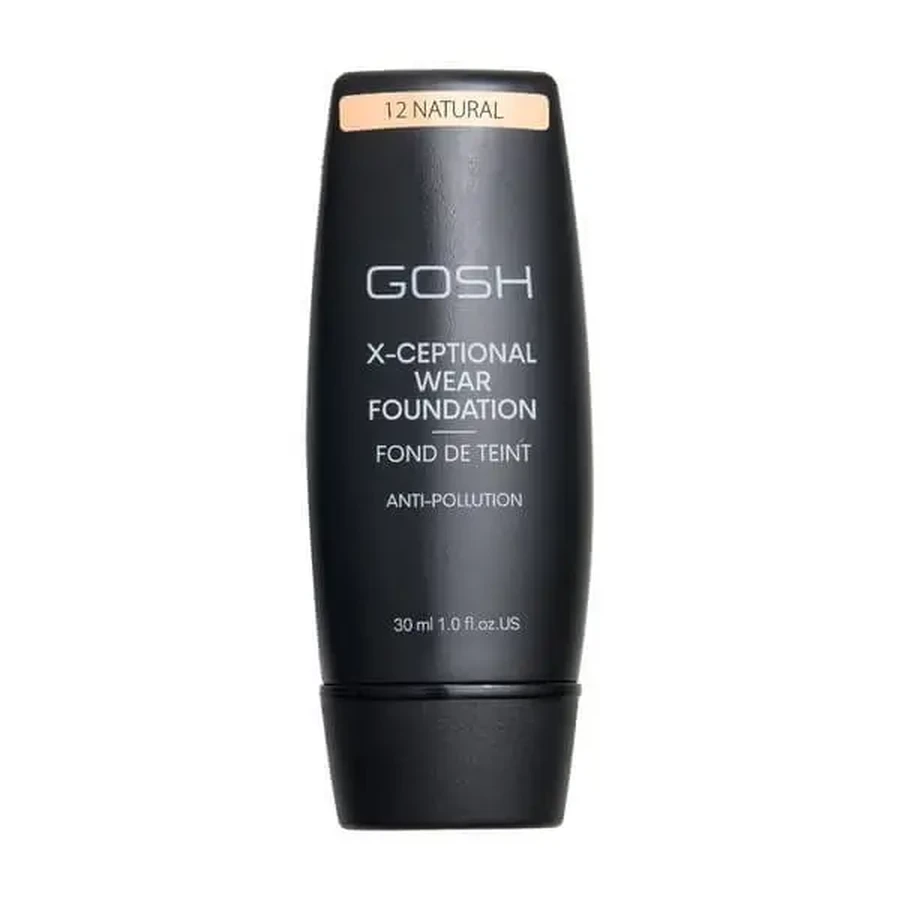 Gosh X-Ceptional Wear, стойкий тональный крем, оттенок 12 Natural, 35 мл: цены и характеристики