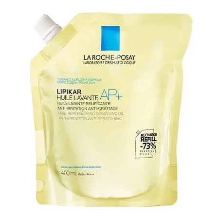 La Roche-Posay Lipikar, очищающее масло AP+ для восполнения уровня липидов, заправка, 400 мл: цены и характеристики