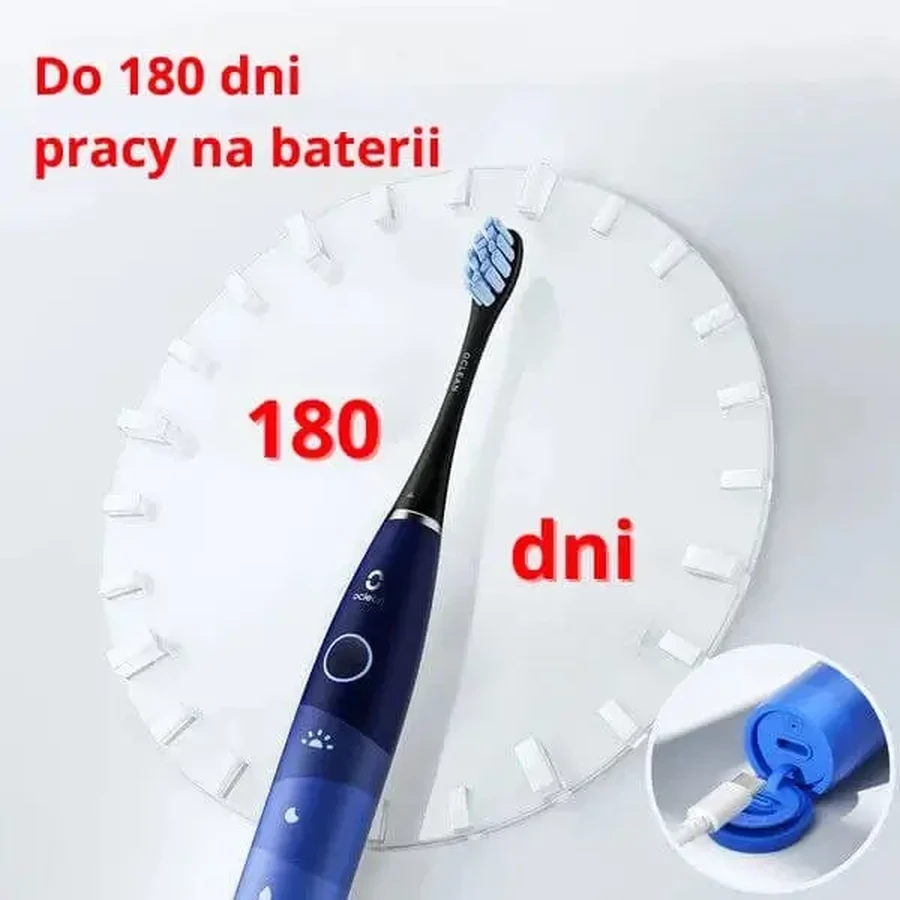 Oclean Flow S, звуковая зубная щетка с 3 насадками, черная, 1 шт.: цены и характеристики