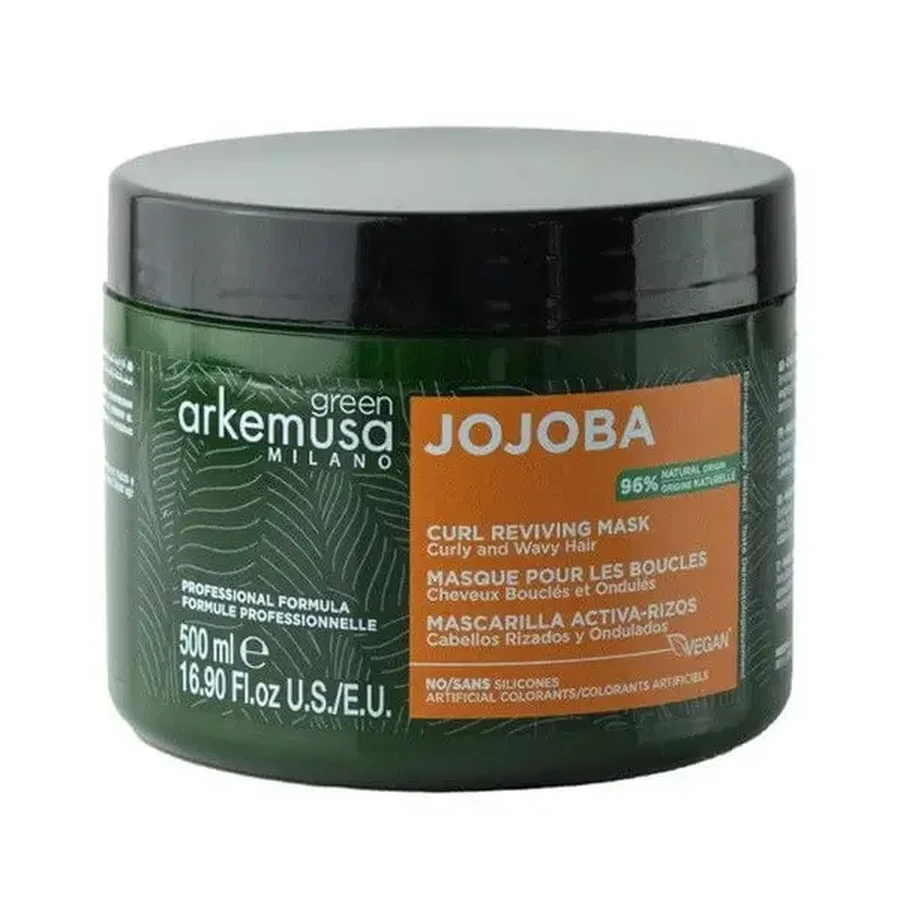 Green Arkemusa Milano Jojoba, маска для кучерявого та хвилястого волосся, 500 мл: ціни та характеристики