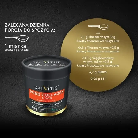 Salvitis Pure Collagen 5 000, порошок, 150 г: цены и характеристики