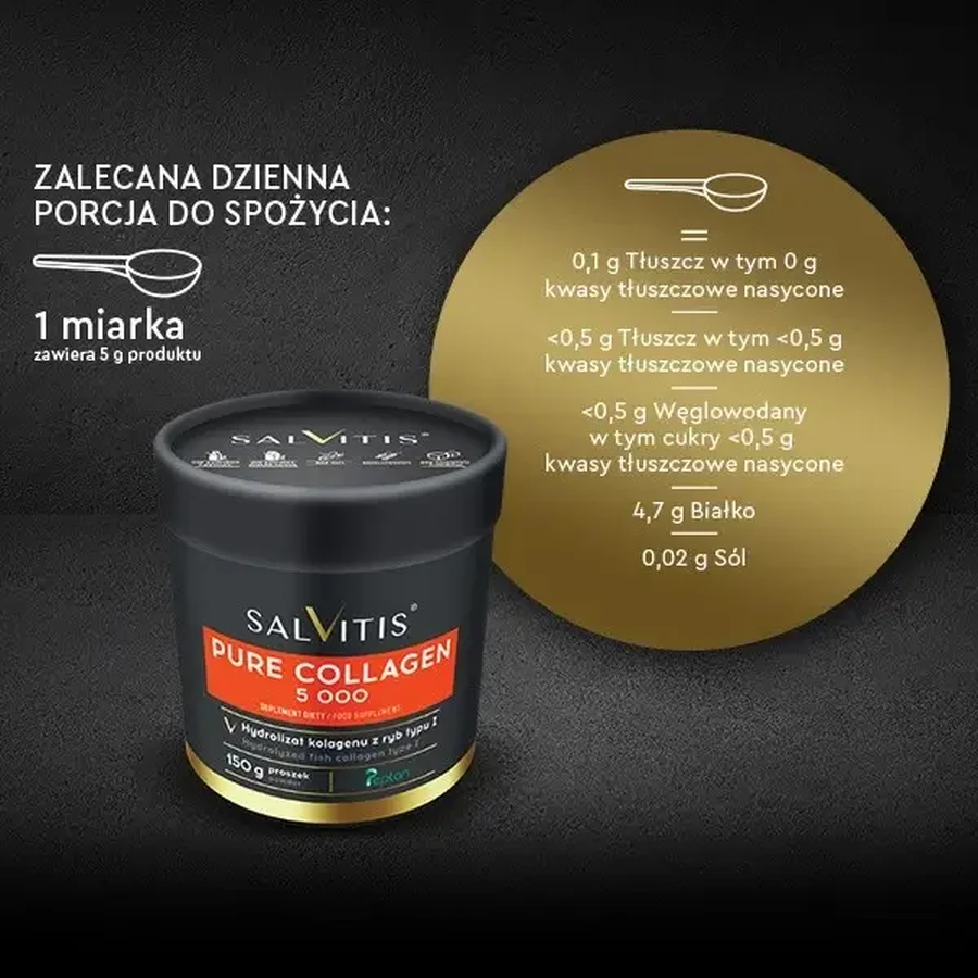Salvitis Pure Collagen 5 000, порошок, 150 г: цены и характеристики