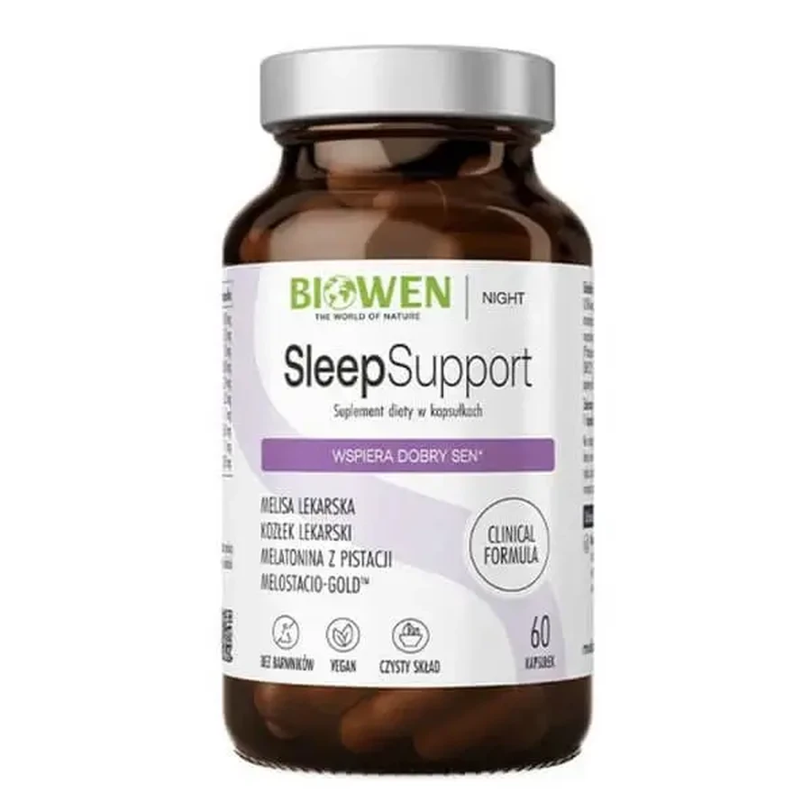 Biowen Sleep Support, твердые капсулы, 60 шт.: цены и характеристики