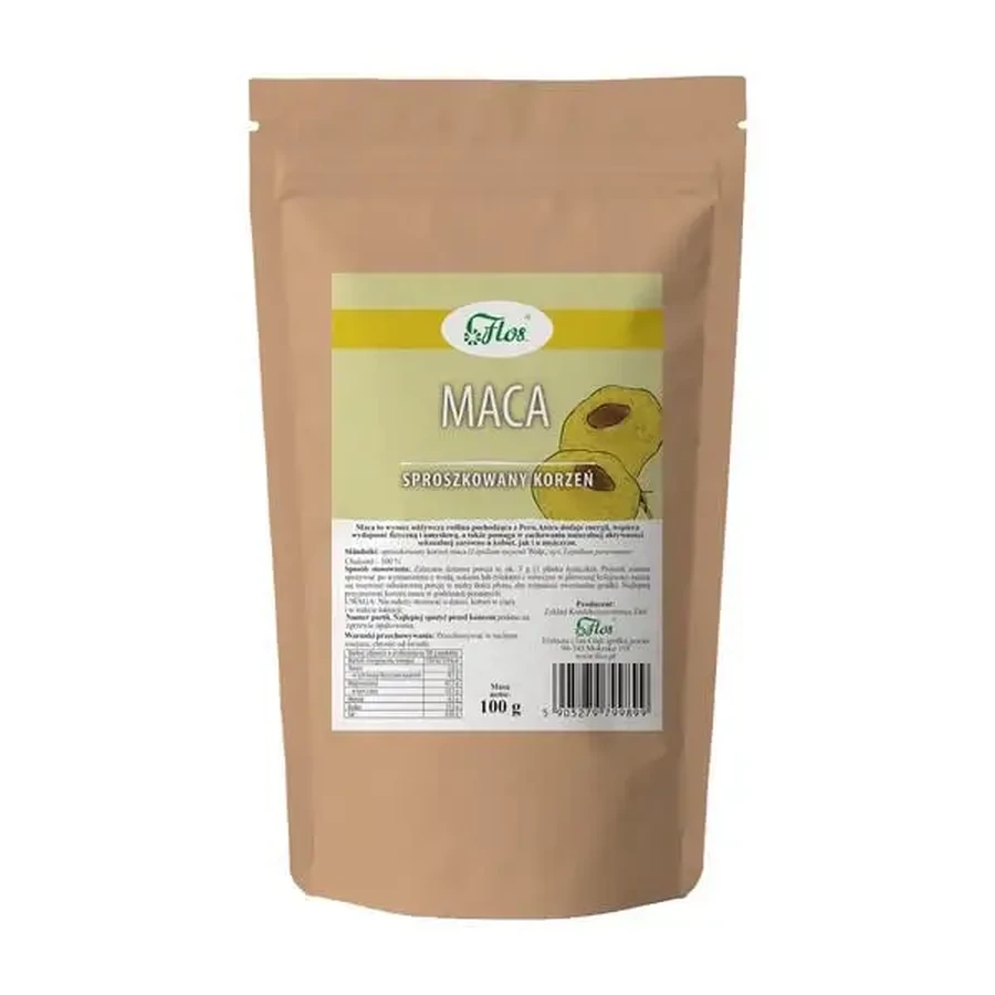 Flos, корінь маки у вигляді порошку, 100 г: ціни та характеристики
