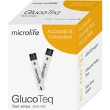MICROLIFE GlocoTeq BGS 200 Тест-полоски для определения уровня глюкозы в крови, 50 шт.