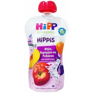 HIPP Bio HiPPis Фруктовий пудинг з яблуками, морквою та персиками. З 12 місяців. 100 г