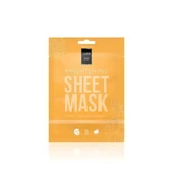 LAVISH CARE Sheet Mask Brightening Glow Me Маска для обличчя з вітаміном С для тонізації та сяйва 25 г (помаранчева)