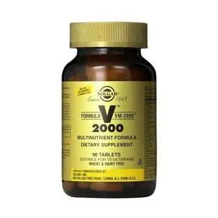 Solgar | VM 2000 | Мультивитаминная добавка | 90 таблеток