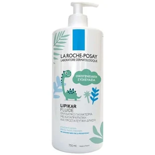 La Roche-Posay | Lipikar Fluide | Увлажняющая эмульсия для сухой/атопической кожи. Бонусный набор с подарком объемом 350 мл | 750 мл