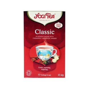 YOGI TEA Классический чай с корицей, кардамоном и имбирем, 17 пакетиков